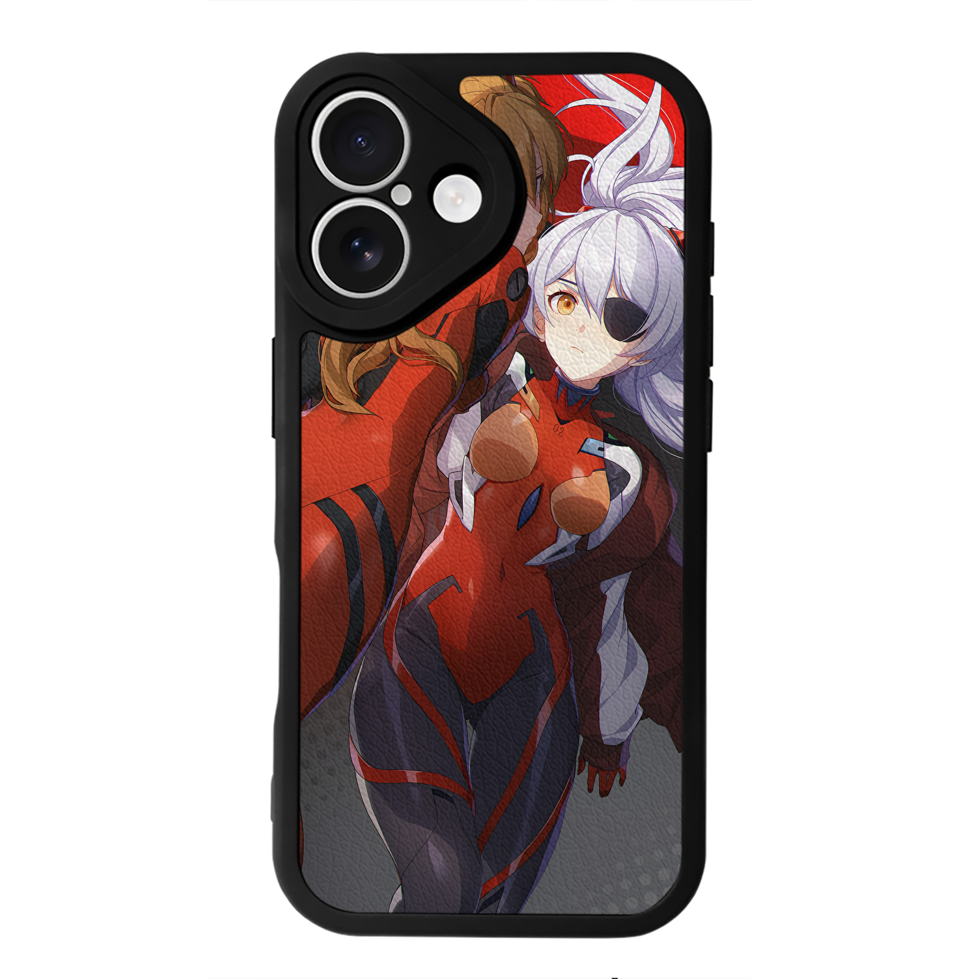 （画像用） EVA 新世紀エヴァンゲリオン 【iPhone 16シリーズ対応】シリコンスマホケース（レザー調） 材質：シリコン